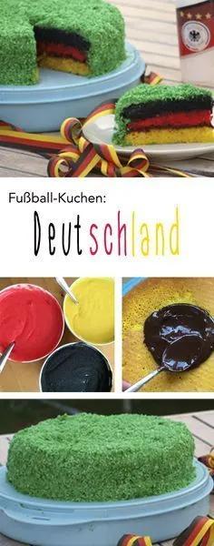 Deutschland Kuchen: Der Hit auf jeder WM / Fußball - Party | Recipe ...