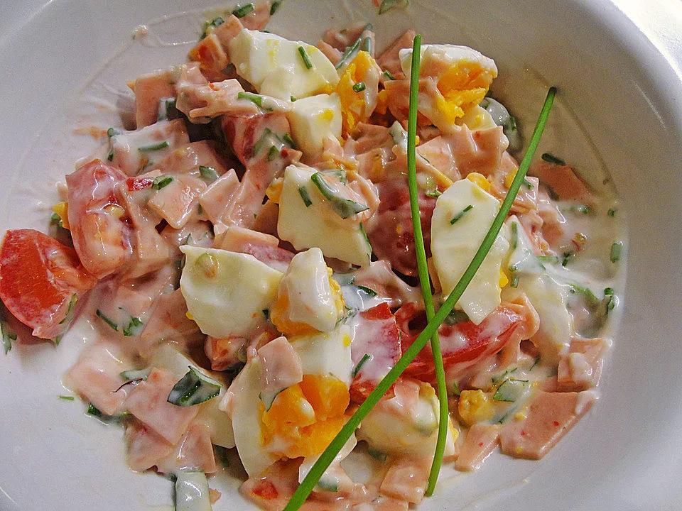 Eier-Schinken-Tomaten Salat von Fluse13| Chefkoch