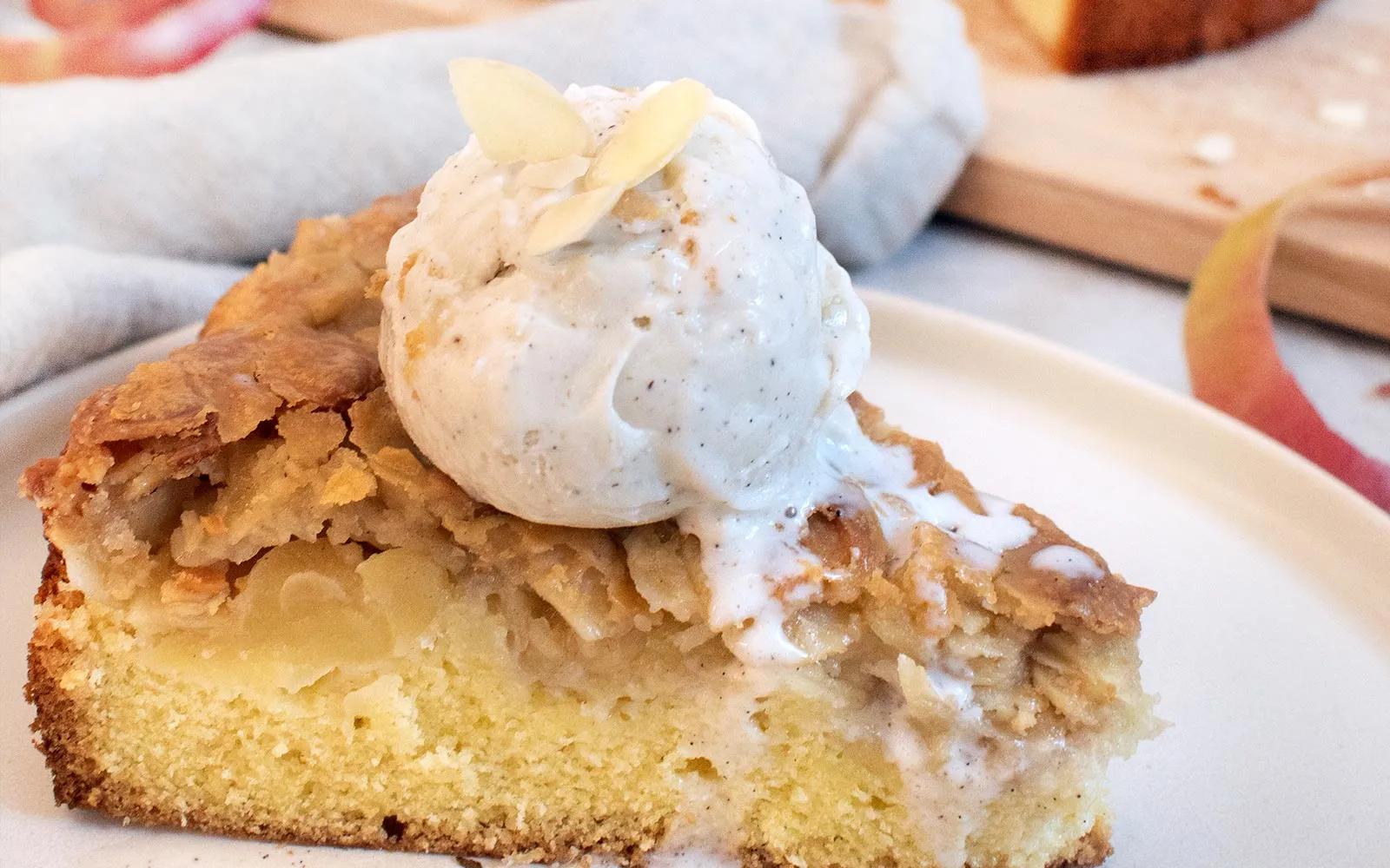 Apfelkuchen mit Mandelkruste und Echter Vanille - Luicella&amp;#39;s Ice Cream