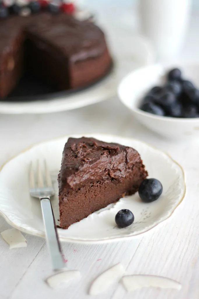 Veganer Schokoladenkuchen: gluten- und zuckerfrei | Veganer ...