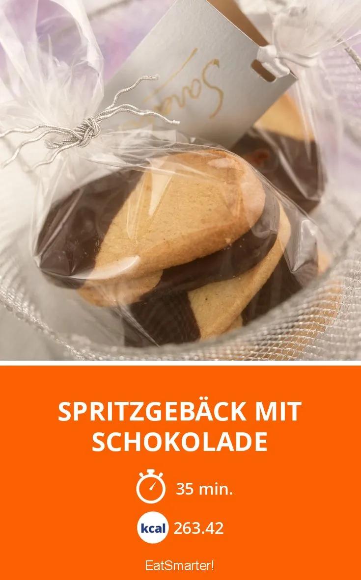 Spritzgebäck mit Schokolade Rezept | EAT SMARTER