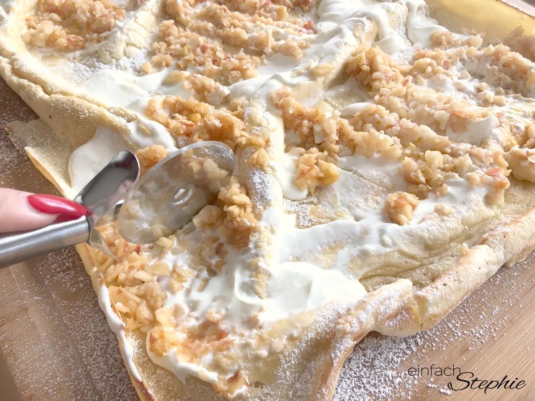 Ofenpfannkuchen mit Äpfeln und Cremehaube zum Niederknien ⋆ einfach Stephie