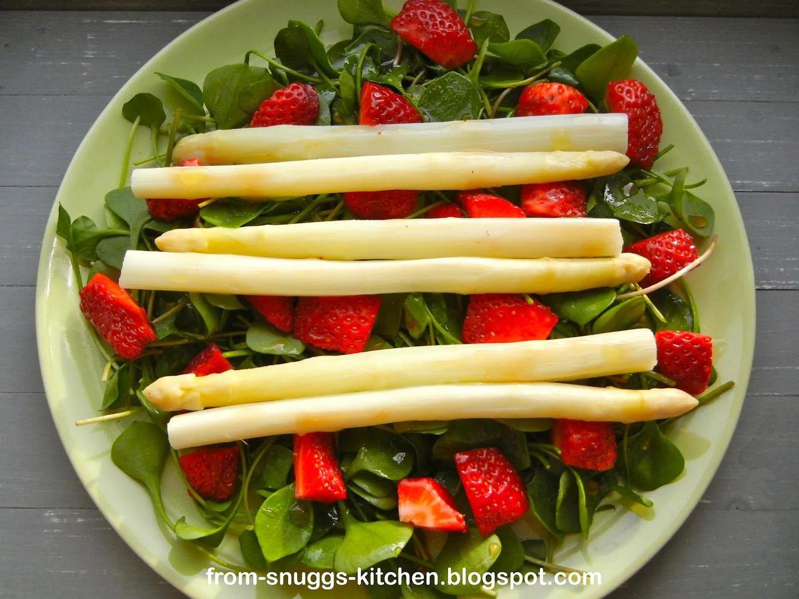 asparagus-strawberry-salad spargel-erdbeer-salat Strawberry Salad ...