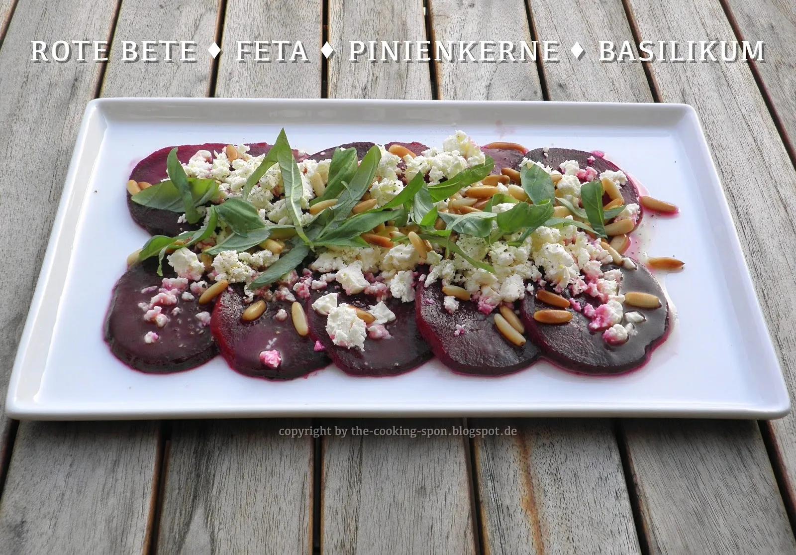 The Cooking Spoon: Rote-Bete-Salat mit Feta &amp; Pinienkerne