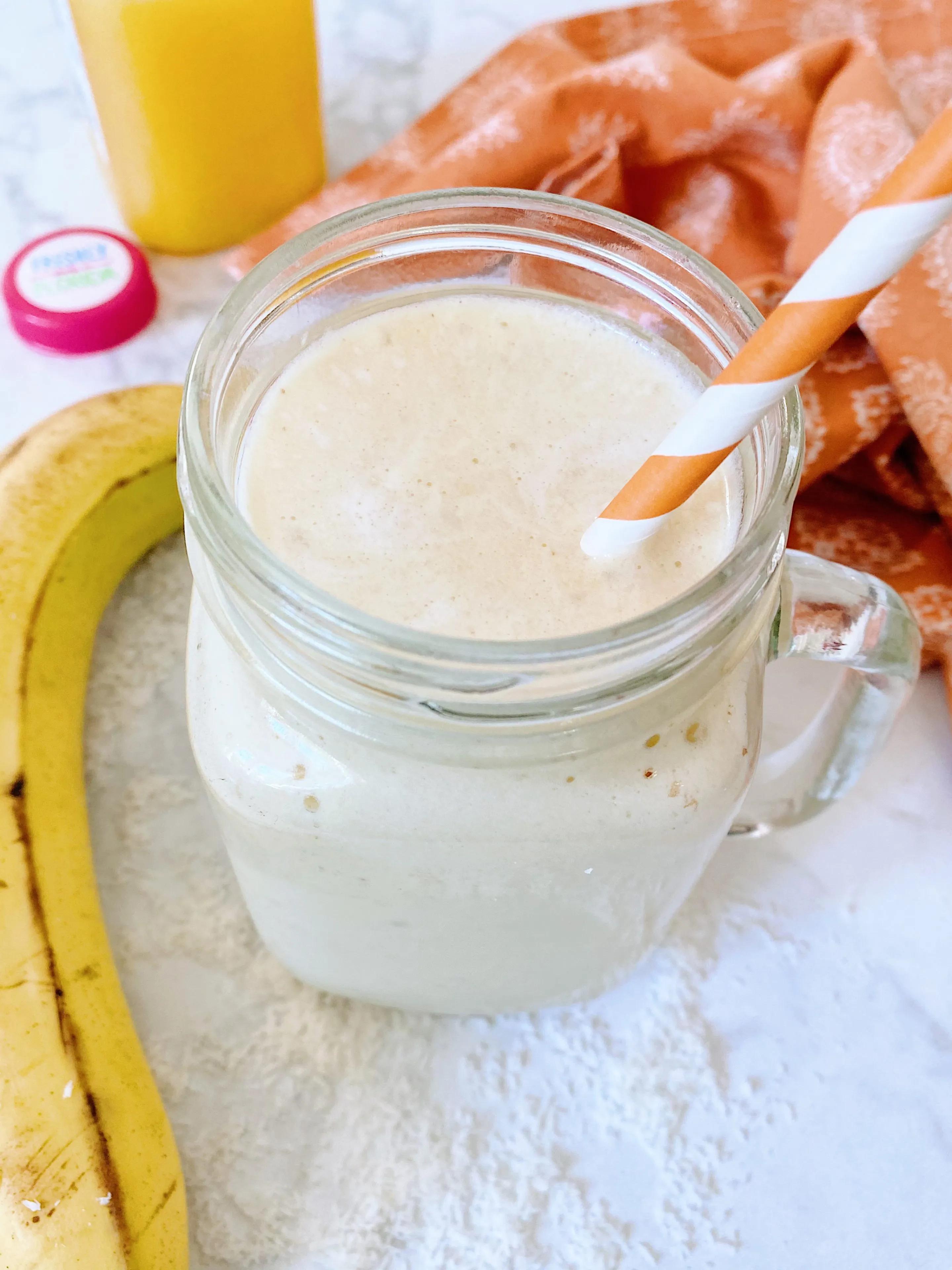 Banana Orange Juice Protein Smoothie – Debora Mary – Blog