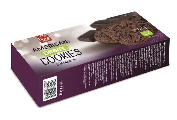American Dinkel Schoko Cookies Kekse mit Schokoladentropfen und ...