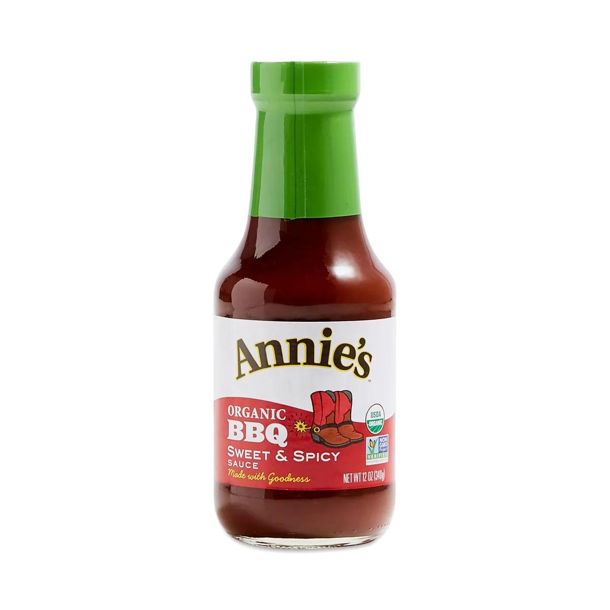 Sweet &amp; Spicy Organic BBQ Sauce by Annie&amp;#39;s | Thrive Market