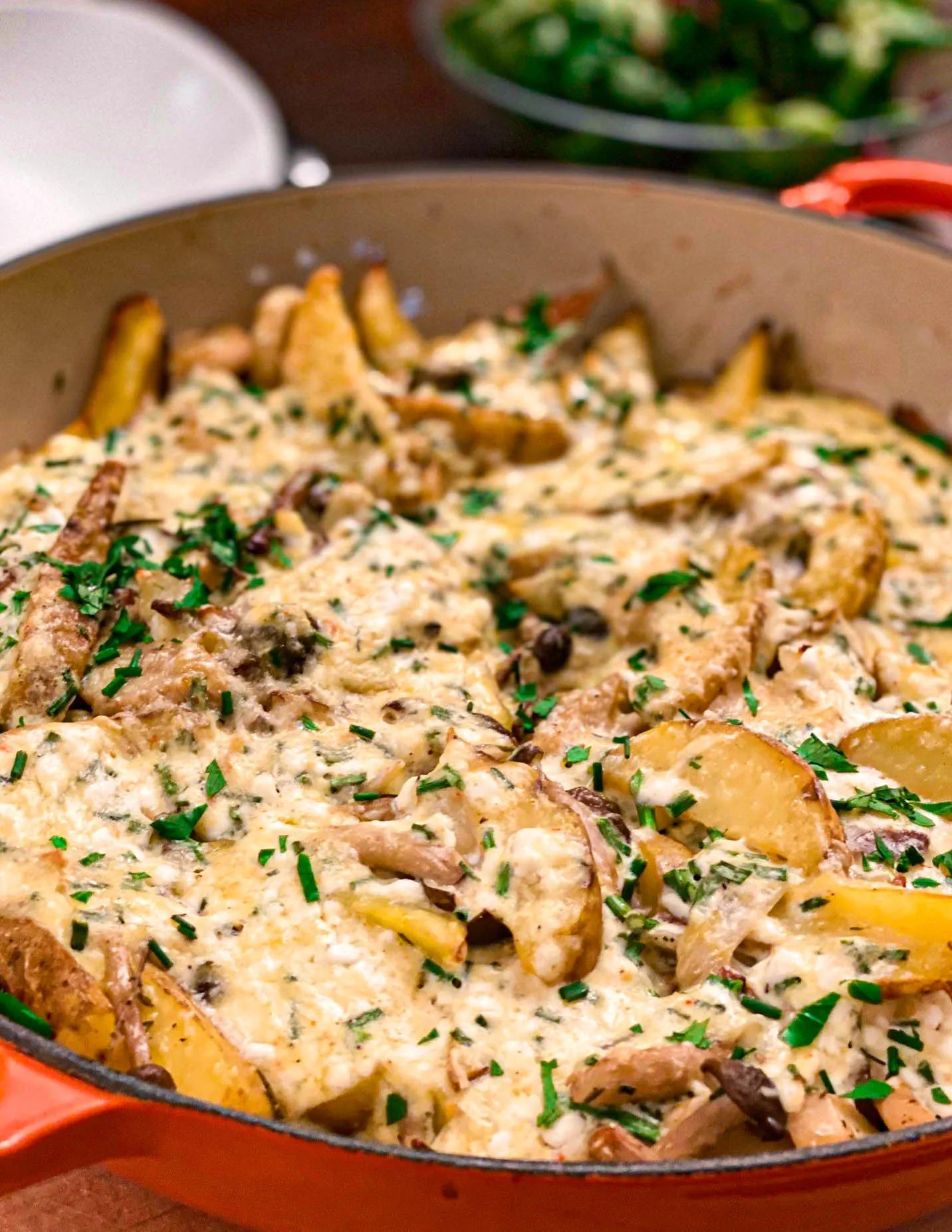 Friday Night Dinner Date: Kartoffel-Pilz-Pfanne aus dem Ofen ...
