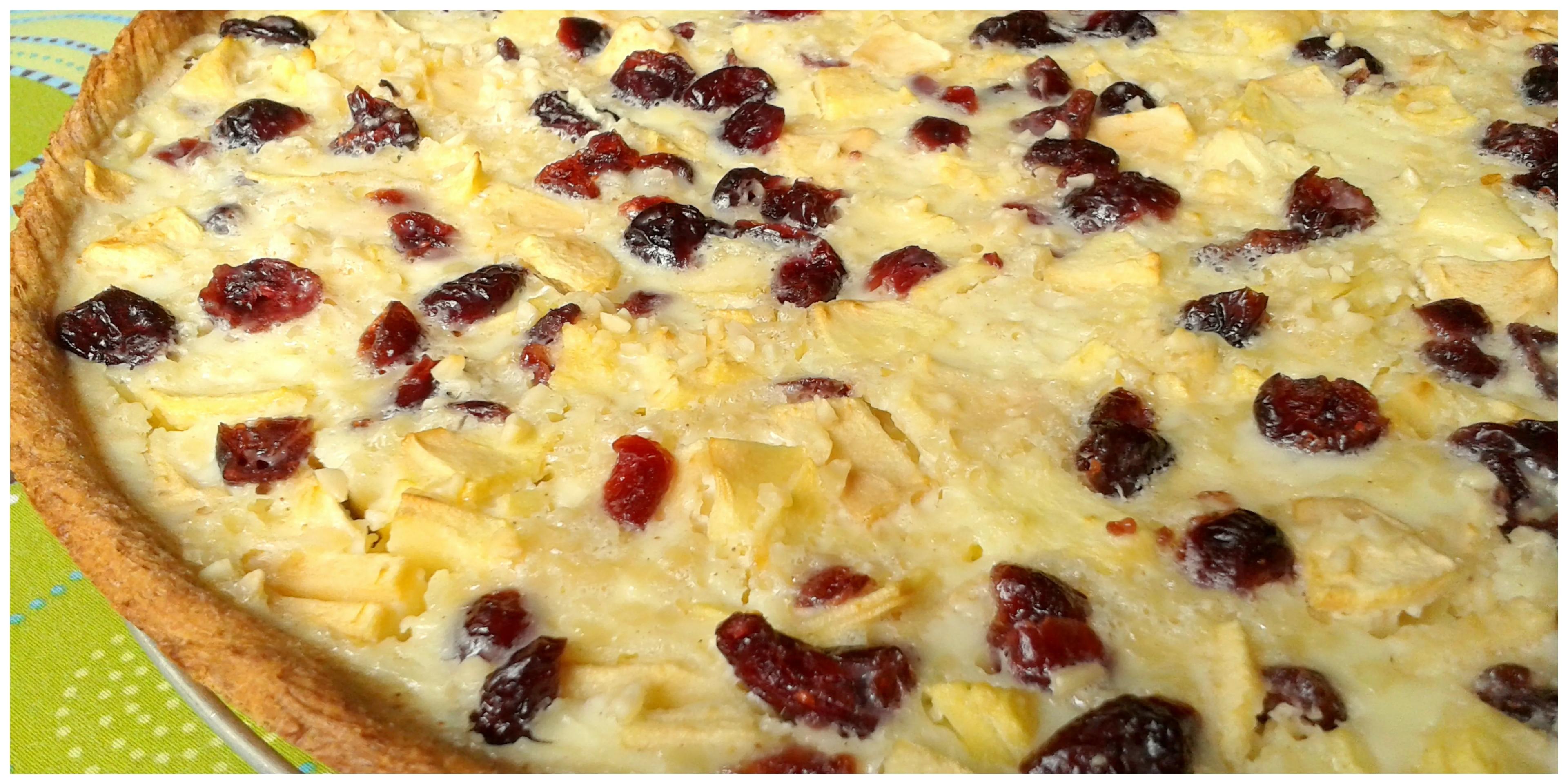 Apfel- Cranberry- Kuchen mit Vollkornhefeteig – Naschkatze