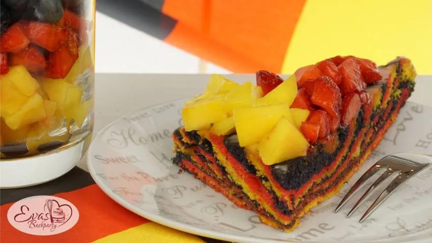 Deutschland-Kuchen, WM-EM-Kuchen - EvasBackparty