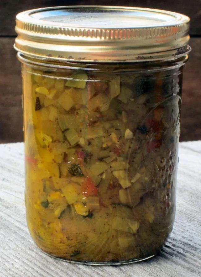 Zucchini Relish Canning Recipe This recipe makes 5 1/2 pints of relish ...