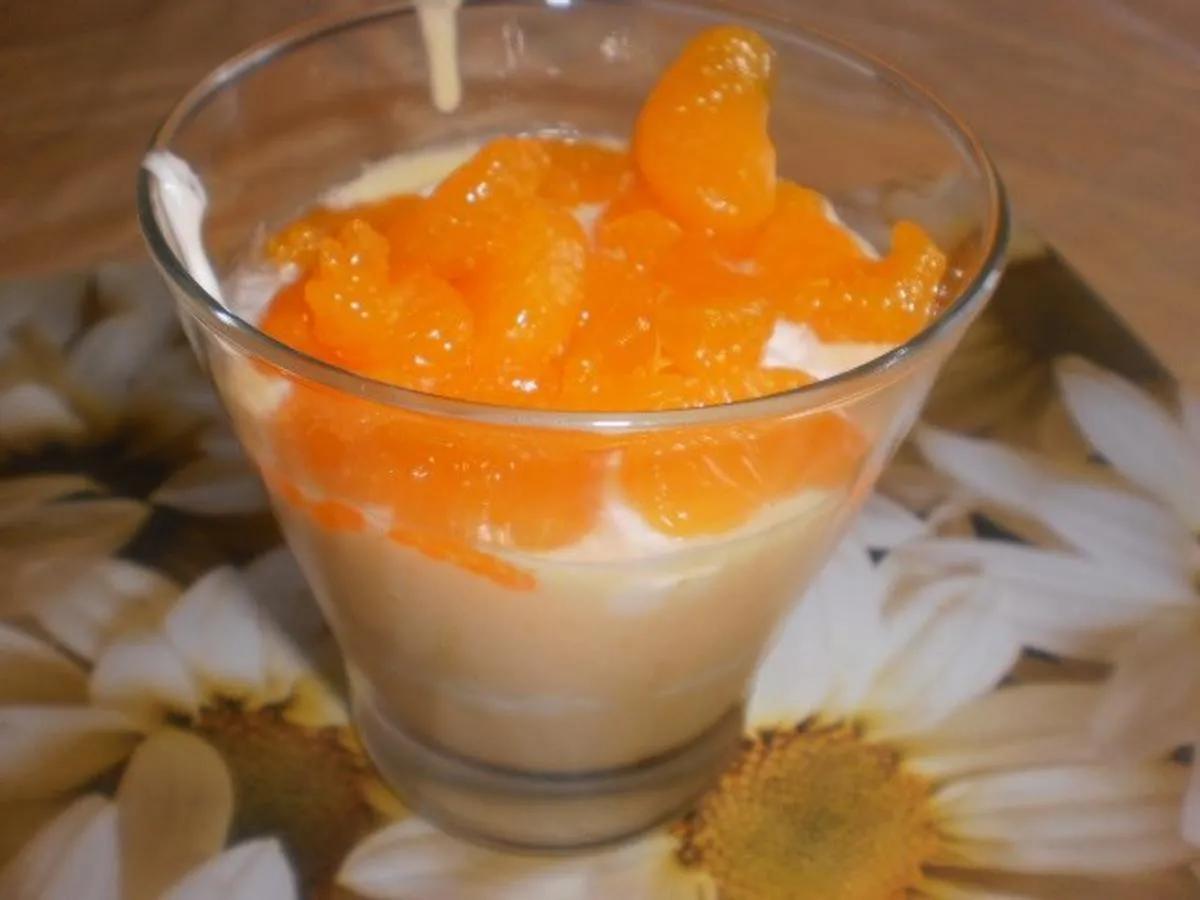 Mandarinencreme mit Mascarpone und Joghurt fettarm - Rezept mit Bild ...