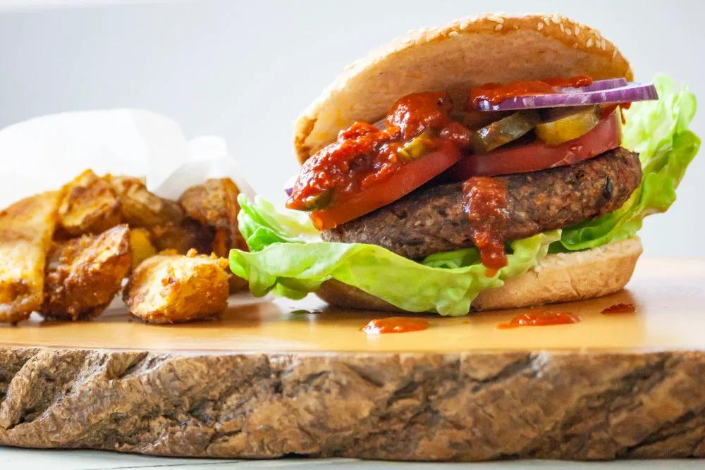 Bohnenburger - Genussköchin - Veganes Catering