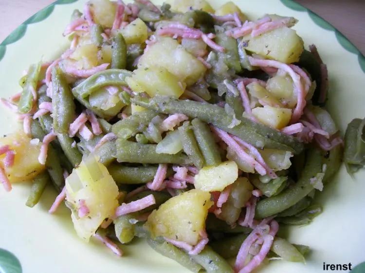 Grüne Bohnen-Kartoffel-Salat mit Schinken | Kochmeister Rezept