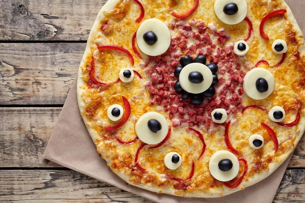 Pizzas especiales para Halloween - Recetín