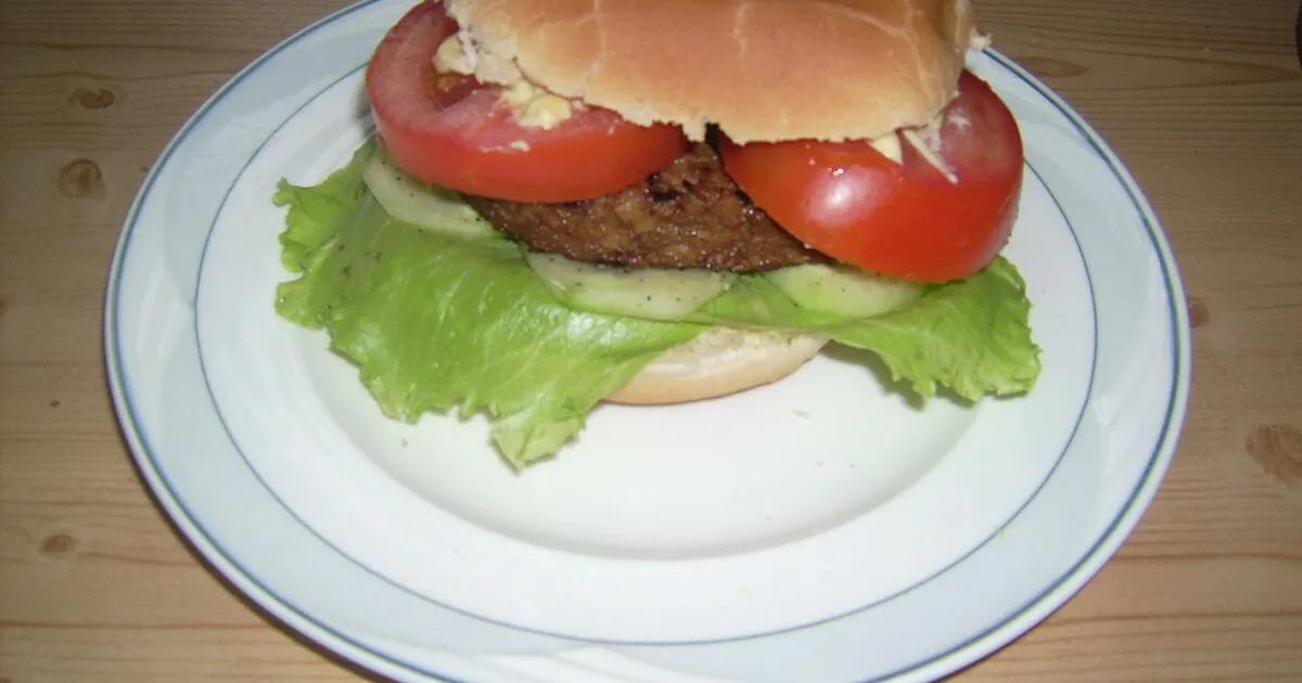 Schnelle vegetarische Burger mit Mangochutney - einfach &amp; lecker ...