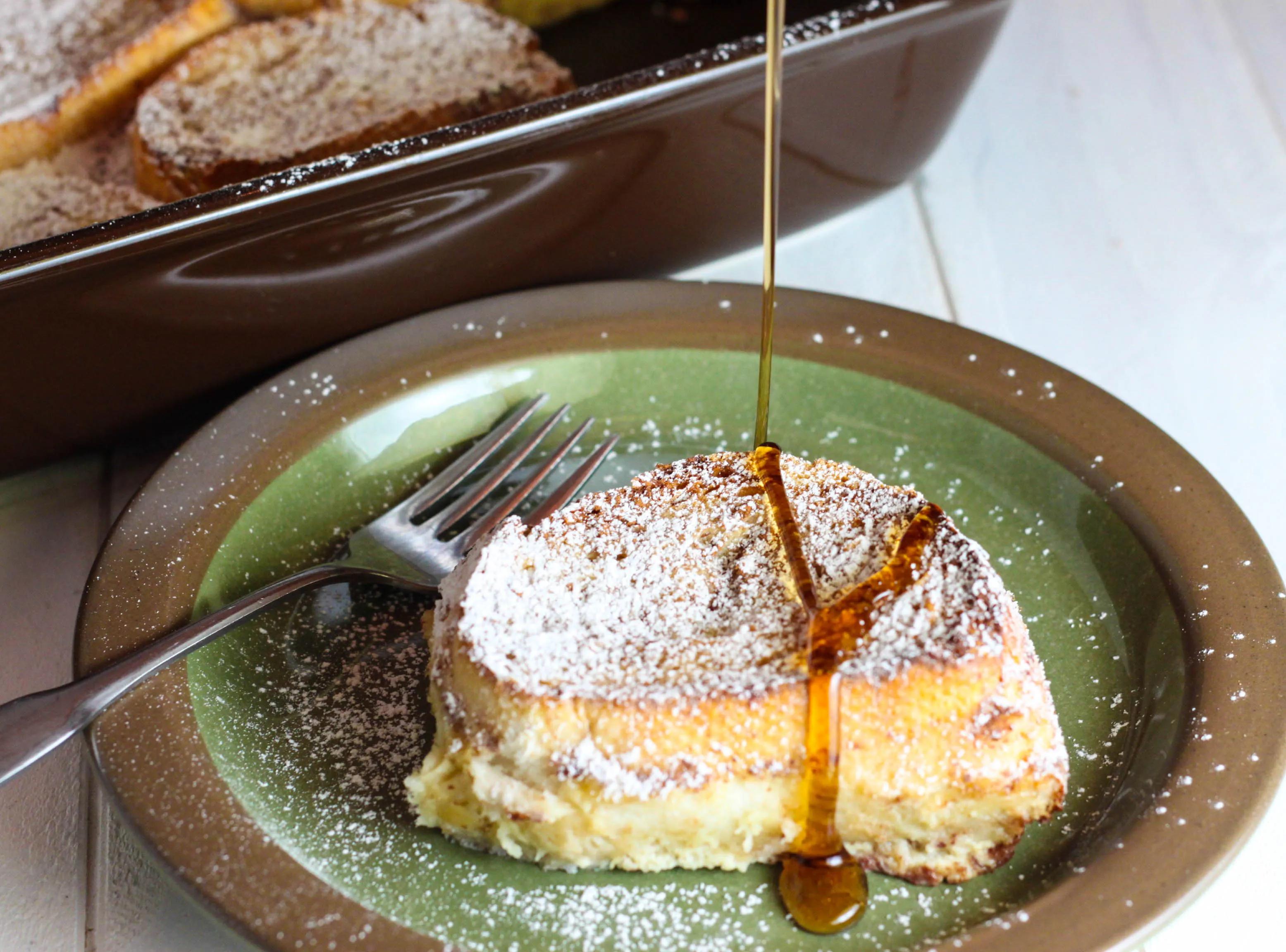 Overnight Vanilla French Toast - The Farmwife Cooks