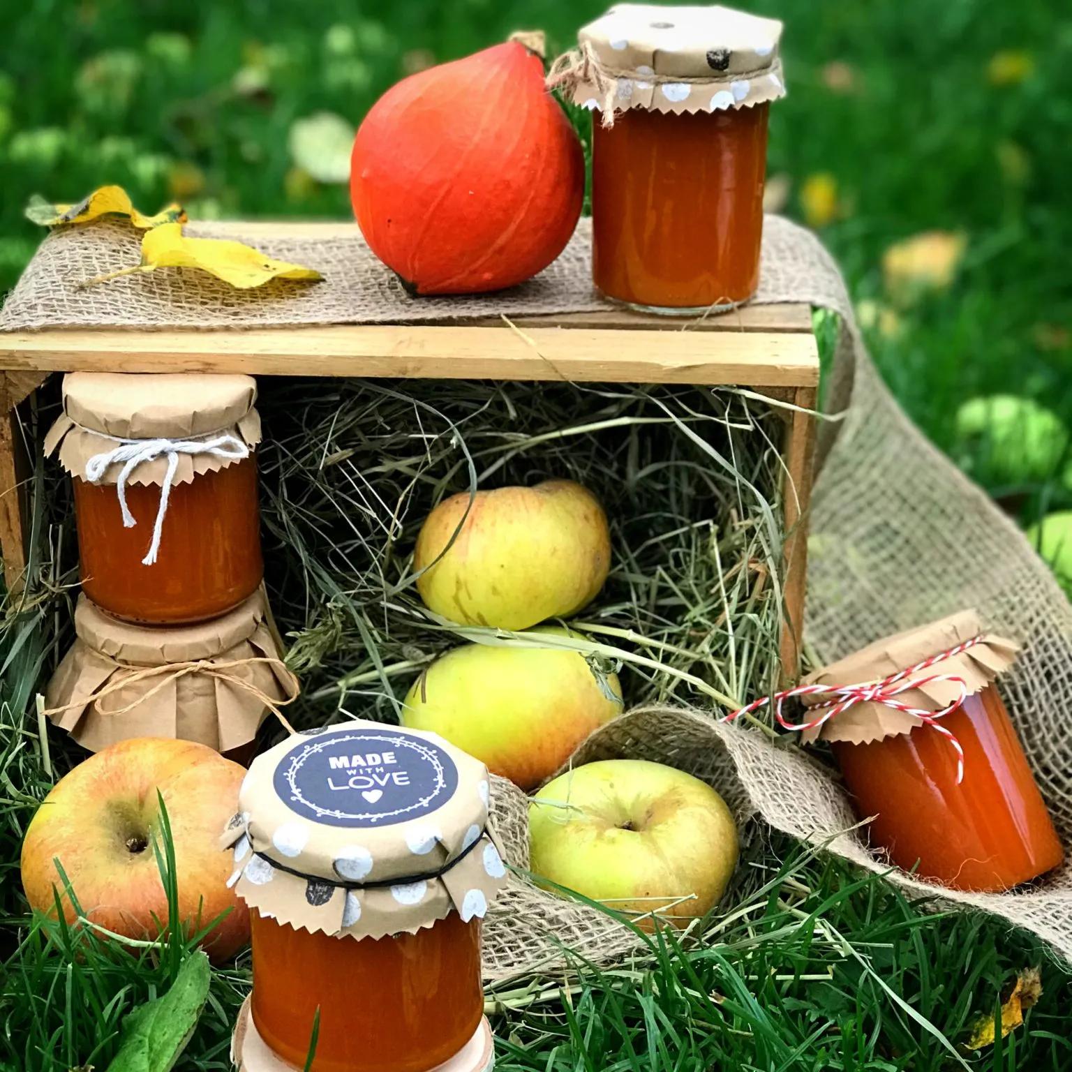 Kürbis-Apfel-Marmelade Rezept - Veronikas Hofküche