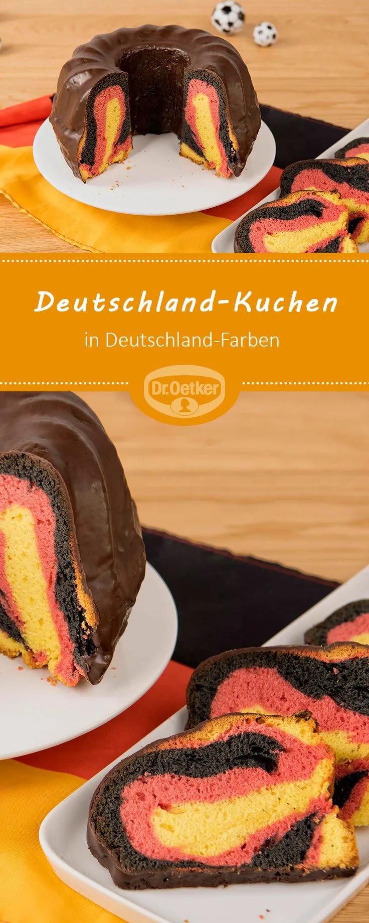 Deutschland-Kuchen | Rezept | Kuchen, Lebensmittel essen, Kuchen ...