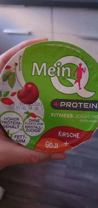 Mein Q, Fitness Joghurt, Kirsche Goji Kalorien - Neue Produkte - Fddb