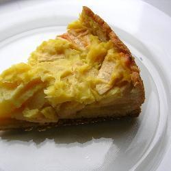 apfelkuchen mit vanillepudding