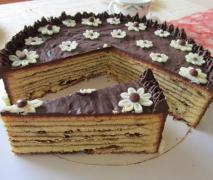 baumkuchen mit schokoladenguss