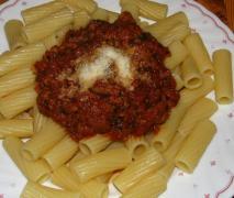 bolognese palermo zu spagetti oder rigatoni
