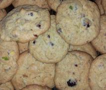 cookies mit cranberries und pistazien variation v