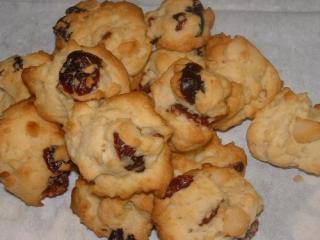 cranberry cookies mit macadamianüssen