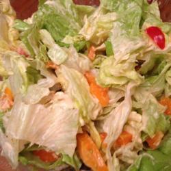 eisbergsalat mit thousand island dressing