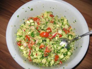 gemüse couscous salat