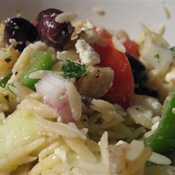 griechischer orzo salat
