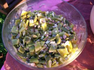 grüne bohnensalat