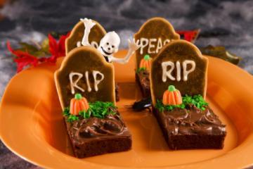 halloween brownies