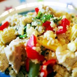 huhn couscous salat