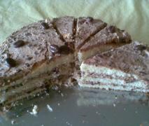 kaffee stracciatella torte