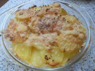 kartoffelgratin mit knoblauch