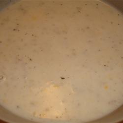 kartoffelsuppe mit topinambur