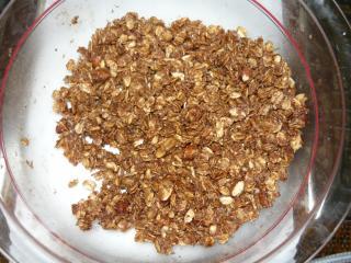 knuspermüsli gebacken