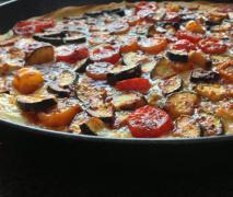 mediterane tomate zucchini quiche