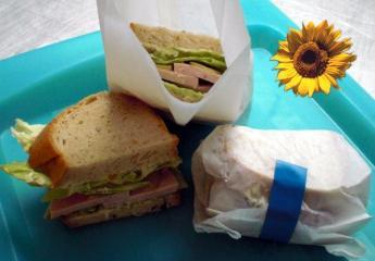 picknick sandwich mit fleischwurst