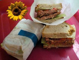 picknick sandwich mit paprika hackbraten