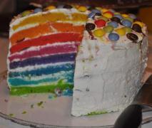 regenbogen torte rainbowcake nicht zu süß