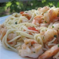 spaghetti scampi