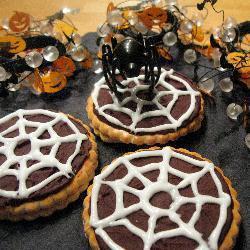 spinnennetz kekse