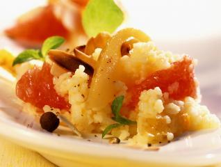 süßes couscous mit blutorange und piment