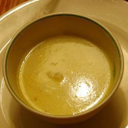 suppe aus topinambur und kartoffeln