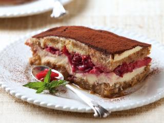 tiramisu mit apfel cranberry kompott