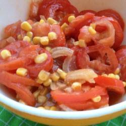 tomaten mais salat