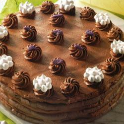 torte mit mousse au chocolat